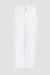 Noa High-Rise Straight Crop Jean - White