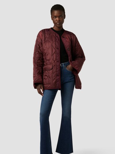 Hudson Jeans Oversized Quilted Jacket - Merlot product