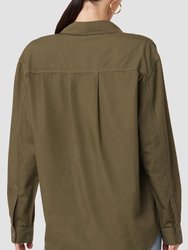 Oversized Shirt - Rifle Green