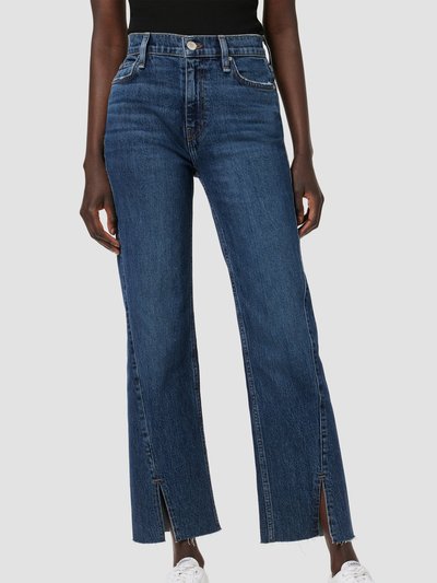 Hudson Jeans Remi High-Rise Straight Ankle Forward Seam Jean With Slit Hem product