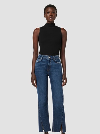 Hudson Jeans Remi High-Rise Straight Ankle Forward Seam Petite Jean With Slit Hem product