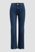 Remi High-Rise Straight Ankle Forward Seam Petite Jean With Slit Hem