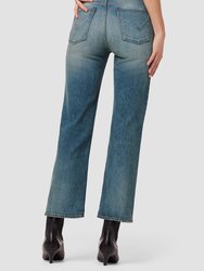 Remi High-Rise Straight Ankle Jean - Destructed Coastal