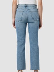 Remi High-Rise Straight Ankle Jean - Destructed Obsession