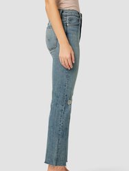 Remi High-Rise Straight Ankle Jean - Satelite