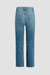 Remi High-Rise Straight Crop Jean - Stunner