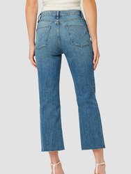 Remi High-Rise Straight Crop Jean - Stunner