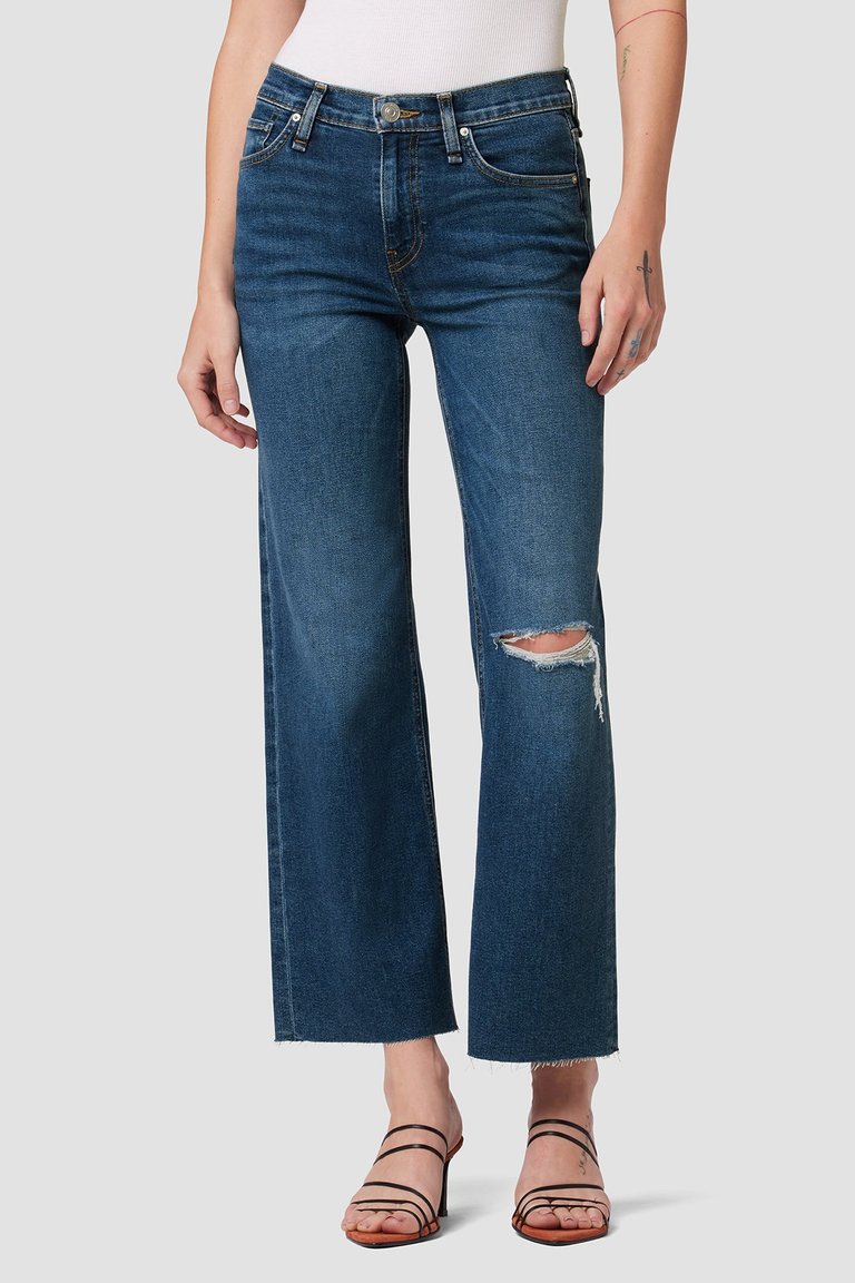 Rosie High-Rise Wide Leg Ankle Jean