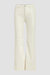 Rosie High-Rise Wide Leg Crop Jean - Patent Egret