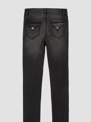 Signature Skinny Jean - Washed Black