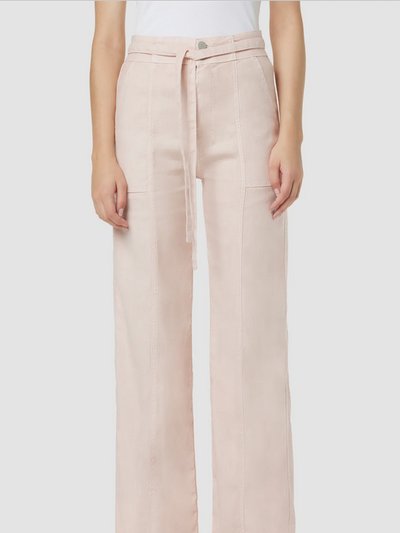 Hudson Jeans Tie Waist Wide Leg Trouser Barefoot - Cameo Rose product