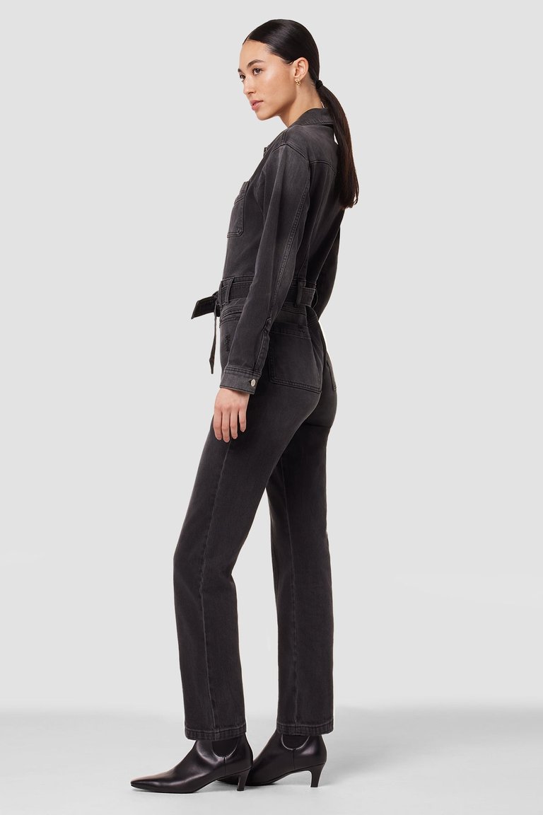 Utility Jumpsuit - Washed Black