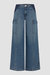 Utility Wide Leg Cargo Maternity Pant - Deep Indigo