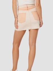 Viper Mini Skirt - Pink/Sand