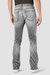 Walker Kick Flare Jean - Grey Check