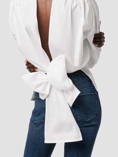 Hudson Jeans Wrap Poplin Top product