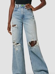 Zoe High-Rise Wide Leg Jeans - London Fog - LONDON FOG