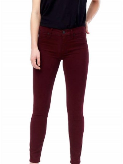 Hudson Nico Mid-Rise Skinny Jean In Rich Garnet product