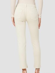 Nico Mid-Rise Straight Ankle Jeans