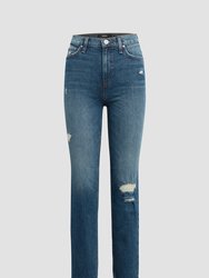 Remi High-Rise Straight Ankle Jean - At last