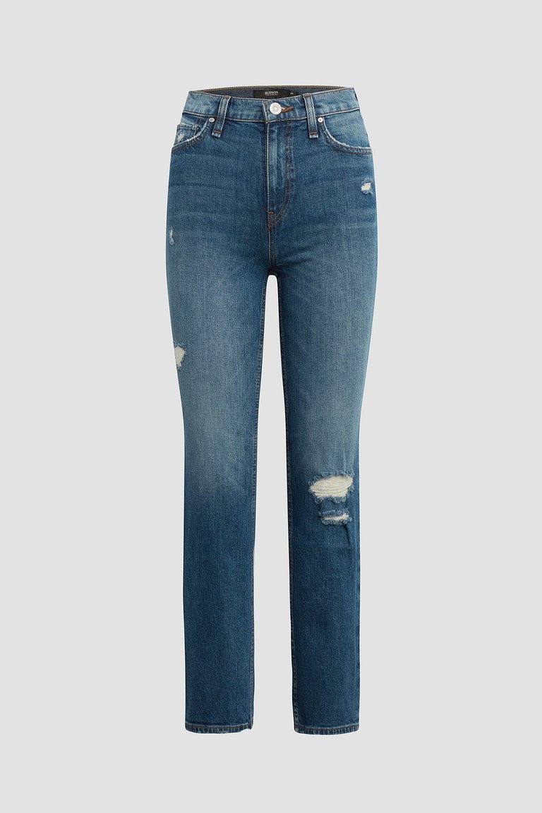 Remi High-Rise Straight Ankle Jean - At last