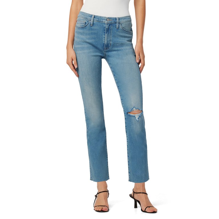 Women's Blair High Rise Straight Crop Jeans - Summer Haze