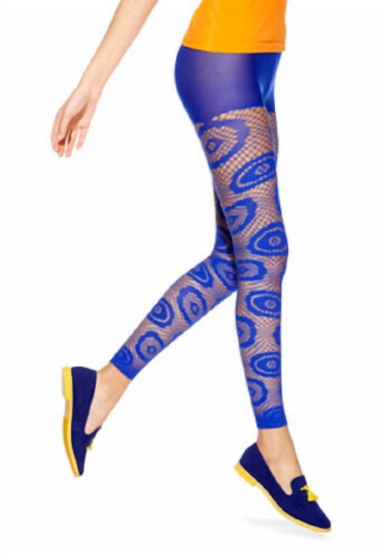 Women's Footless Tight In Royal Blue - Royal Blue