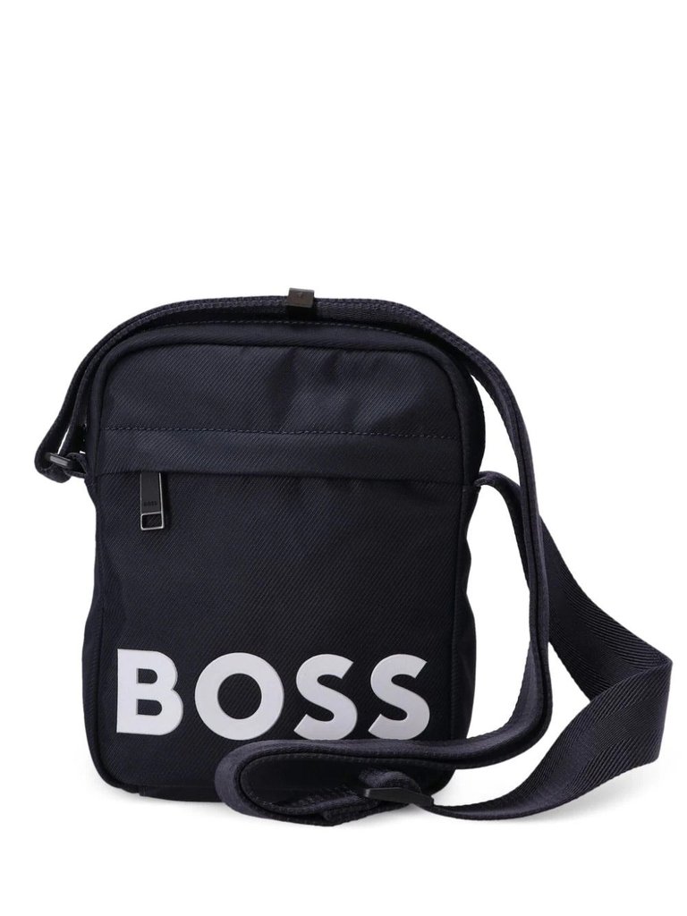 Boss Bold Logo Nylon Adjustable Reporter Bag