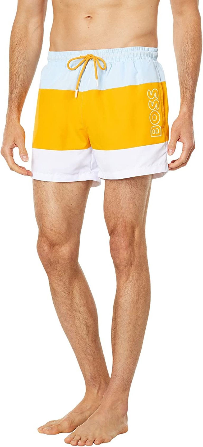 Coco Open Yellow Swim Shorts Trunks - Yellow