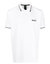 HUGO BOSS Men Paddy Pro Polo Shirt Ice White Short Sleeve T-Shirt - White