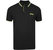 HUGO BOSS Men Paddy Pro Short Sleeve Deep Black/Electric Lime Polo T-Shirt - Black