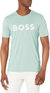 Hugo Boss Men's Bold Logo Short-Sleeve Jersey T-Shirt, Harbour Blue - Turquoise