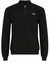 Hugo Boss Men's Momentum X Dry Flex Half Zip Pullover Sweater Solid Black - Black