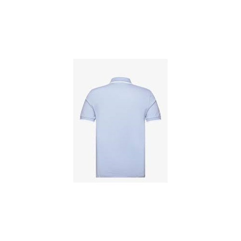 Hugo Boss Men's Parlay 190 Cotton Short Sleeve Polo T-Shirt, Light Blue