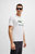 Hugo Boss Men's Tee 3 Logo Short Sleeve T-Shirt, White Flag