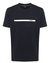 Hugo Boss Men's Tee 4 Raised Print Graphic Short Sleeve T-Shirt, Navy Blue - Navy