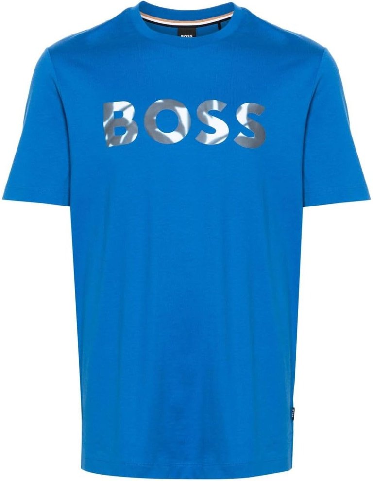 Hugo Boss Men's Thompson 15 Short Sleeve Crew Neck T-Shirt, Royal Blue - Royal Blue