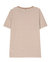 Hugo Boss Men's Tiburt 457 Striped Linen Short Sleeve Crew Neck T-Shirt, Beige/White