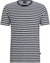 Hugo Boss Men's Tiburt 457 Striped Linen Short Sleeve Crew Neck T-Shirt, Navy/White - Navy/White