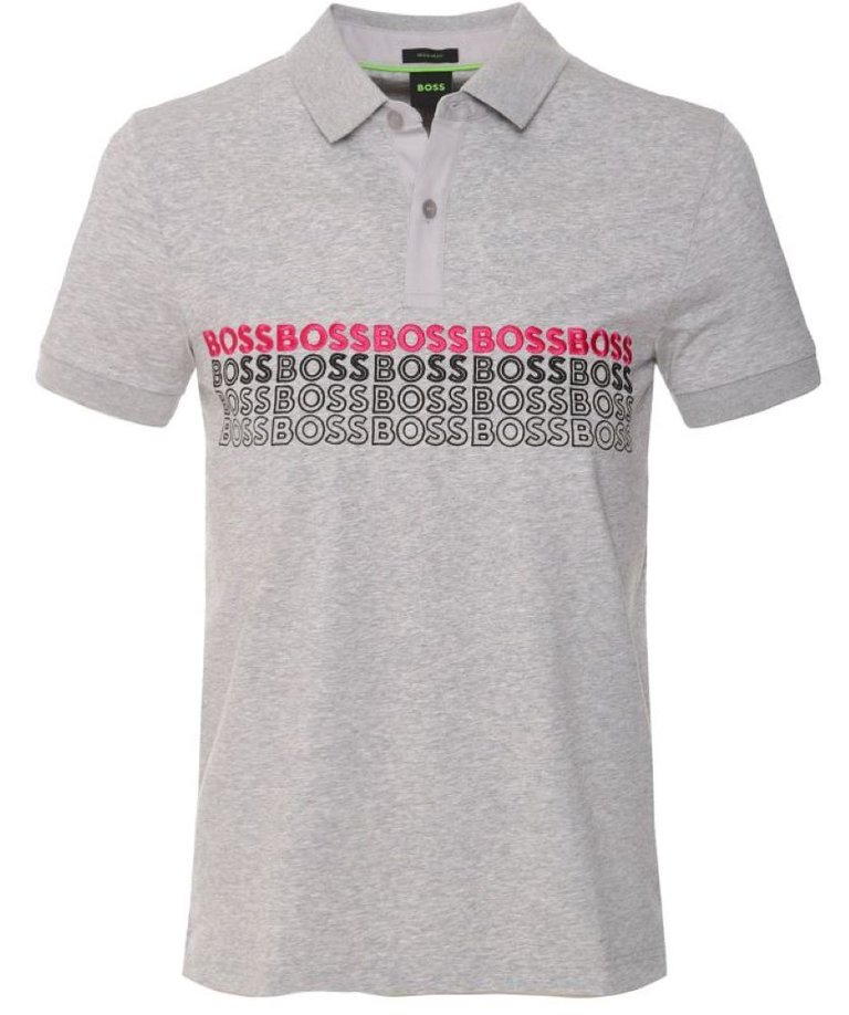 Hugo Boss Pavel Polo Shirt -Light/Pastel Grey - Pastel Grey