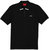 Hugo Men's Dalomino Short Sleeve Half Zip Polo T-Shirt, Black - Black