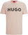 Hugo Men's Dulivio U242 Print Logo Short Sleeve T-Shirt, Pastel Pink - Pastel Pink