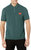 HUGO Men's Solid Green Square Logo Cotton Short Sleeve Polo T-Shirt - Green