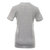 Men Contrast Curve Logo Short-Sleeve Cotton T-Shirt Grey Melange
