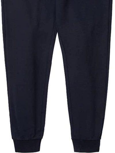 Hugo Boss Men Lined Logo Cuff Drawstrings Sweatpants Admiral Blue product