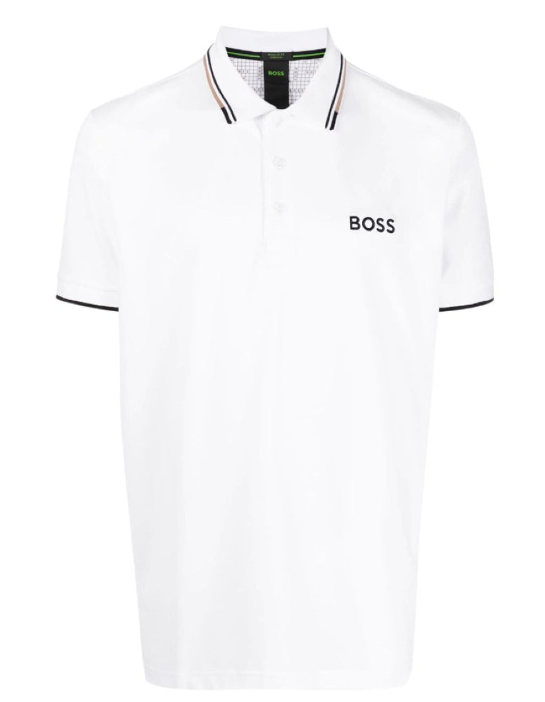 Men Paddy Pro Polo Shirt Ice White Short Sleeve T-Shirt - White