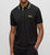 Men Paddy Pro Short Sleeve Deep Black/Electric Lime Polo T-Shirt - Black
