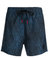 Men Rover Dark Blue Drawstrings Logo Swim Shorts - Blue