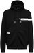 Men Saggy 1 Full Zip Cotton Hoodie Sweatshirt 001 - Black