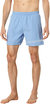 Men Standard Vertical Logo Dolphin Swim Trunks - Blue